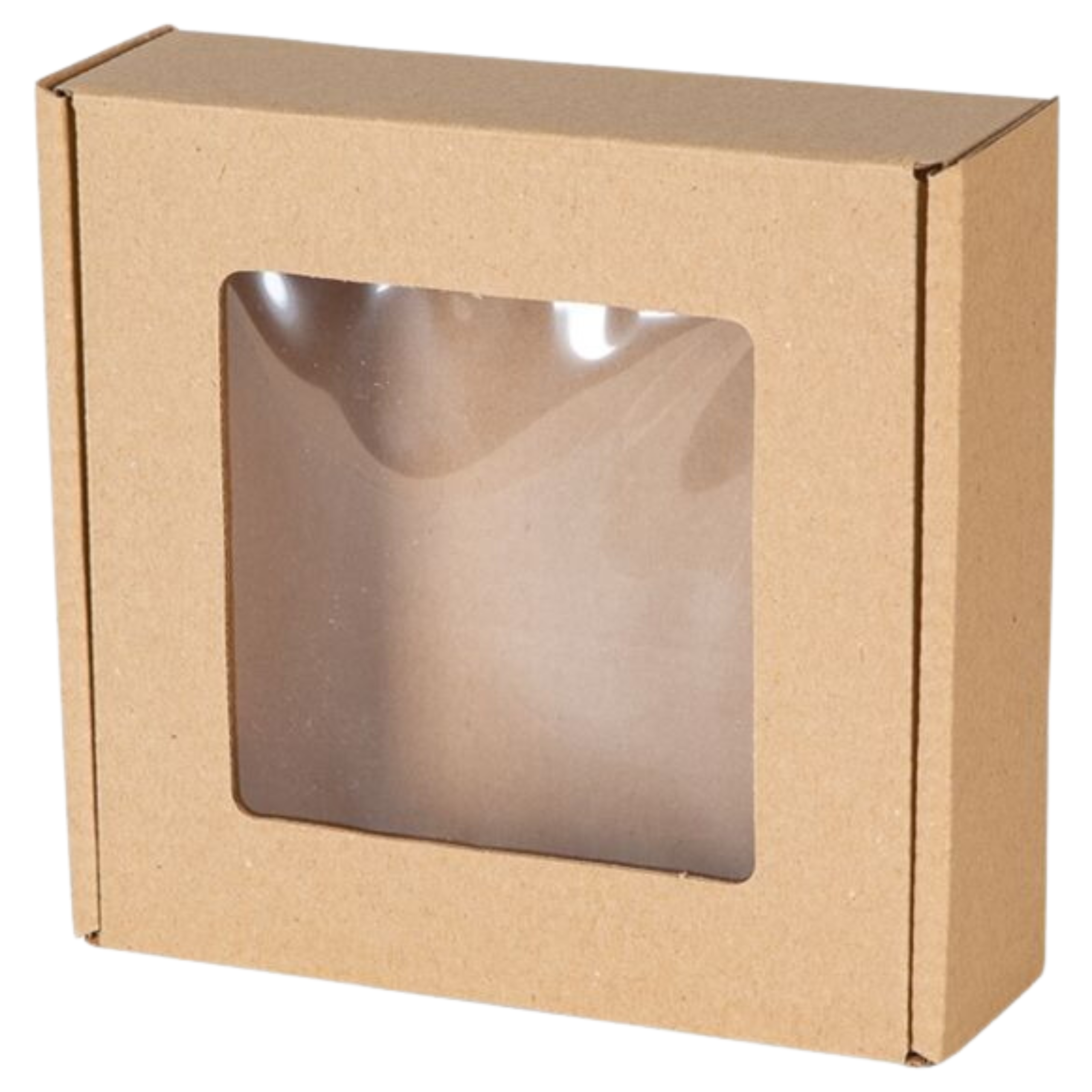 Pudełko z okienkiem 13x13x4 cm