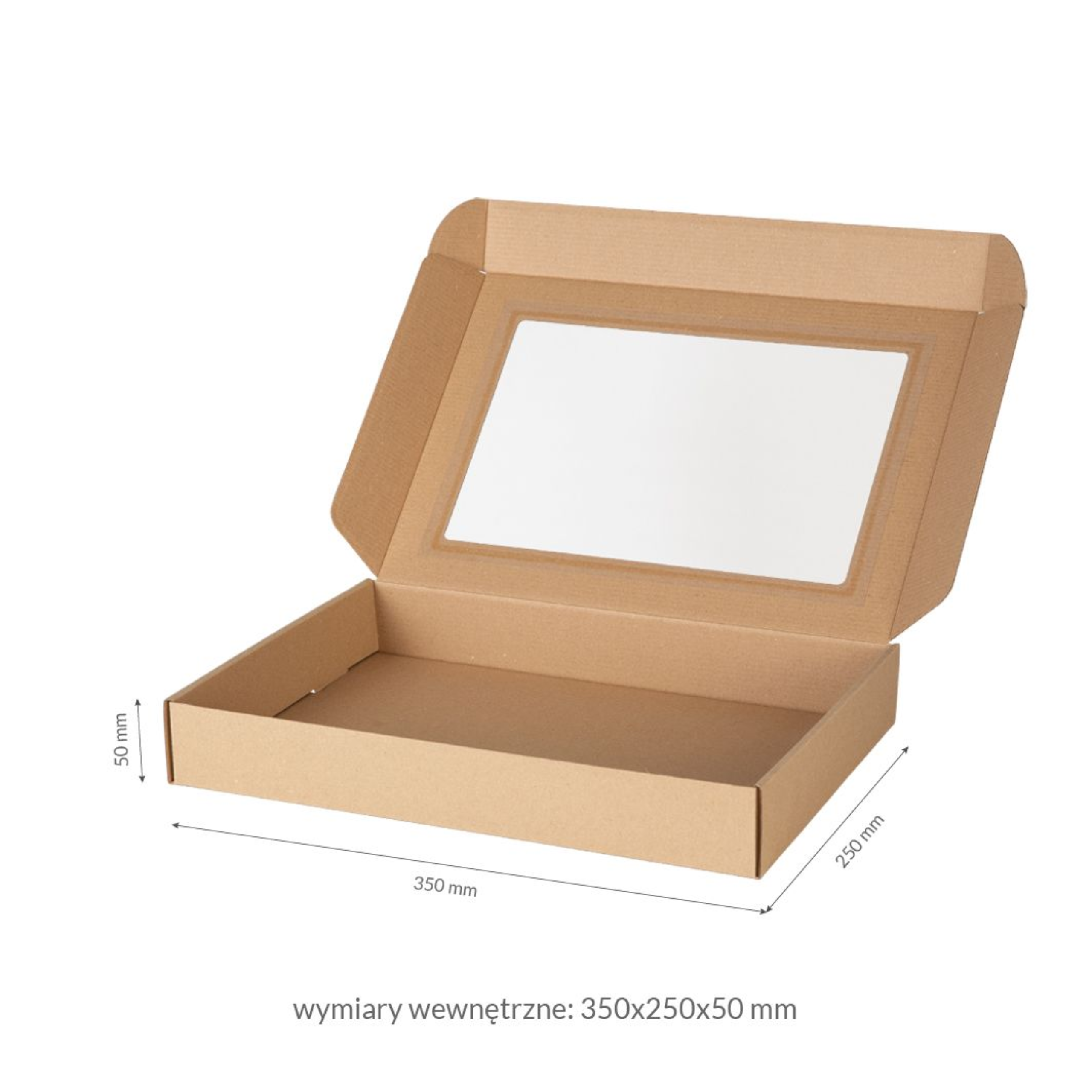 Pudełko z Okienkiem 35x25x5