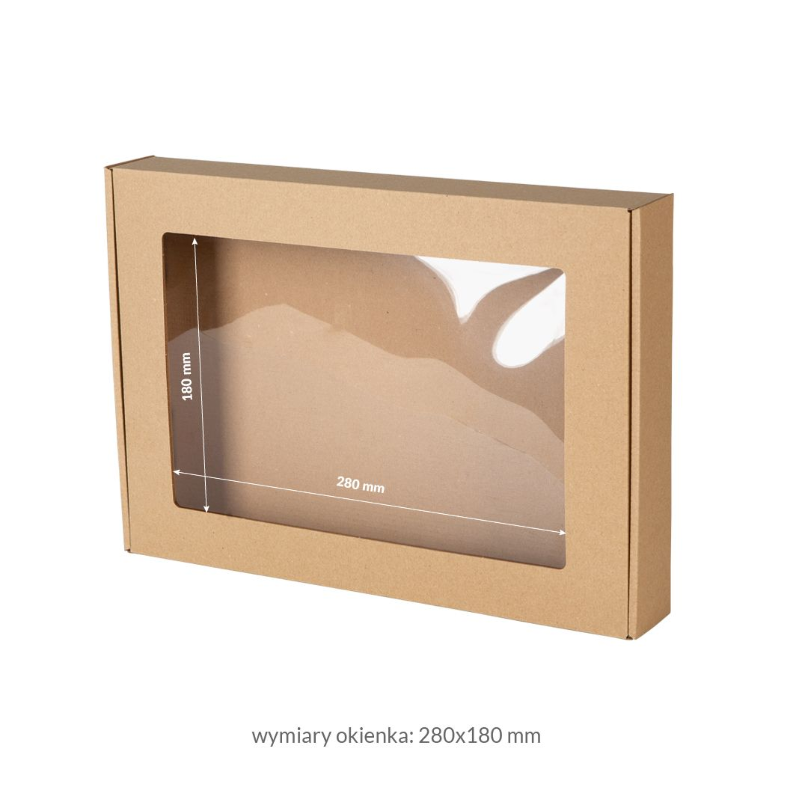 Pudełko z Okienkiem 35x25x5