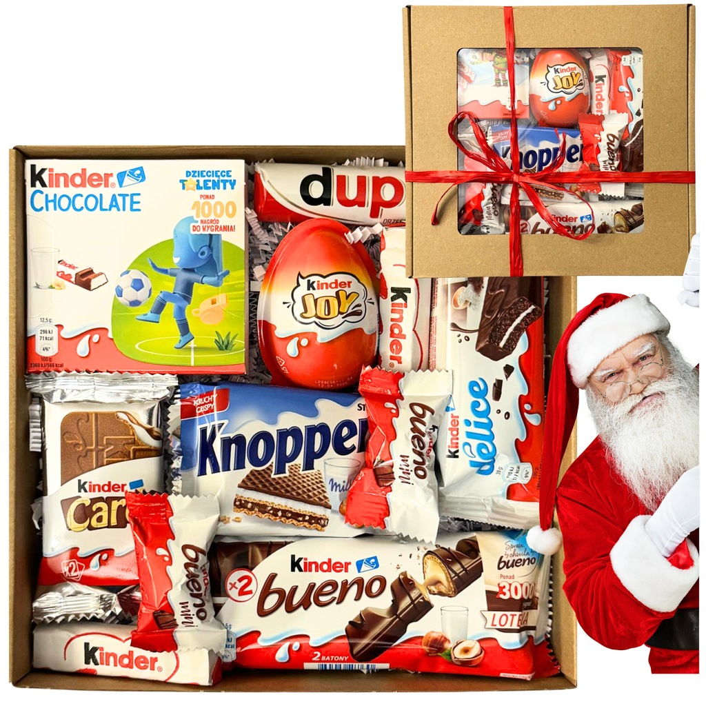 ZESTAW SŁODYCZY KINDER na dzień dziecka PREZENT UPOMINEK